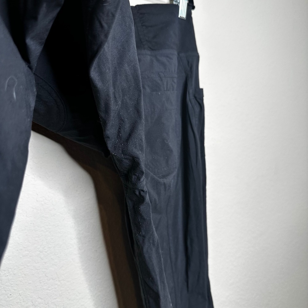 Prana Halle Straight Leg Hiking Pants Black Size Large Regular Stretch‎ Zion - Picture 7 of 11